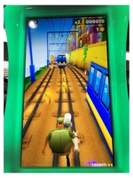 Jeux de parkour/surf en métro très demandés, machines d'arcade à tickets de récompense pour enfants, jeux vidéo à pièces en vente