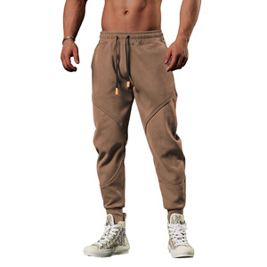 Logo personalizzato Streetwear <span class=keywords><strong>pantaloni</strong></span> da jogging <span class=keywords><strong>kaki</strong></span> da uomo da palestra <span class=keywords><strong>pantaloni</strong></span> da esterno affusolati <span class=keywords><strong>pantaloni</strong></span> di cotone da uomo - Product Image 5