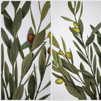 Fabricant de verdure Vente à chaud Plantes artificielles Décoration pour intérieur Mini olivier artificiel