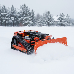 Tondeuse à gazon télécommandée multifonctionnelle avec accessoire de déneigement - Tondeuse à gazon sur chenilles tout-terrain RC - Product Image 1