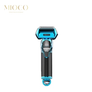 MIOCO M2203 rasoir de barbier électrique professionnel Zero T lame Double feuille 7500 tr/min moteur à courant continu bouton interrupteur batterie détachable visage - Product Image 1