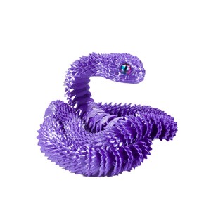 2025 Hot Selling 30CM 3D Printed Snake Fidget Toys 3D Printed Flexible Snake Toys Emulational 3D Snake Printing Fidget Toy - Product Image 2