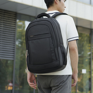 <b>Laptop</b> <b>Backpack</b> <b>15</b> <b>Inch</b> Large Capacity Business Travel Unisex Solid Color Shoulder Straps - Product Image 1