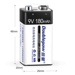 Usine Personnalisable 180mAh <span class=keywords><strong>9v</strong></span> batterie rechargeable <span class=keywords><strong>NiMH</strong></span> pour multimètre - Product Image 2
