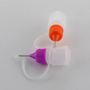 กระบอกฉีดน้ำมันหอมระเหยขวดยาฉีดสี PE แบบโปร่งแสง,หัวฉีดแบบกลมหัวกาวเหลวพร้อมปลายเข็ม - Product Image 4