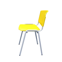 Chaise de loisirs moderne en plastique, style panneau de bois, pour la maison, le salon, la chambre, l'école - Vente en gros