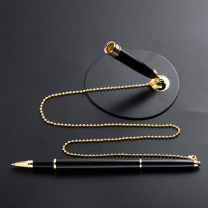 ปากกาโลหะคุณภาพสูงแบบติดโซ่ สำหรับโต๊ะทำงาน สำนักงาน ธุรกิจ ลายเซ็น ของขวัญส่งเสริมการขาย ชุดปากกา - Product Image 2