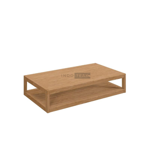Mesa Plegable de Madera Maciza de Teca para Exteriores Haven, Resistente al Agua, a los Rayos UV y Ligera para Espacios Exteriores Modernos - Product Image 1