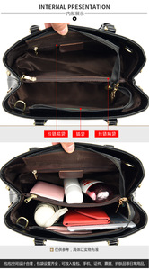 Luxury Designer PU <b>Leather</b> Tote Bags Brands Designer Bags Women Handbag and <b>Purse</b> - Product Image 5