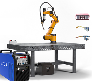 Solution d'intégration de système de soudage automatisé Robot collaboratif 6 axes AUBO-i5 Cobot Caméra de vision Moteur en acier inoxydable Boîte de vitesses Hig - Product Image 1