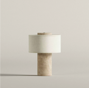 Lampe de table sans fil tactile en marbre véritable Calacatta Viola, rechargeable, avec variateur de lumière tactile 3 couleurs - Product Image 6