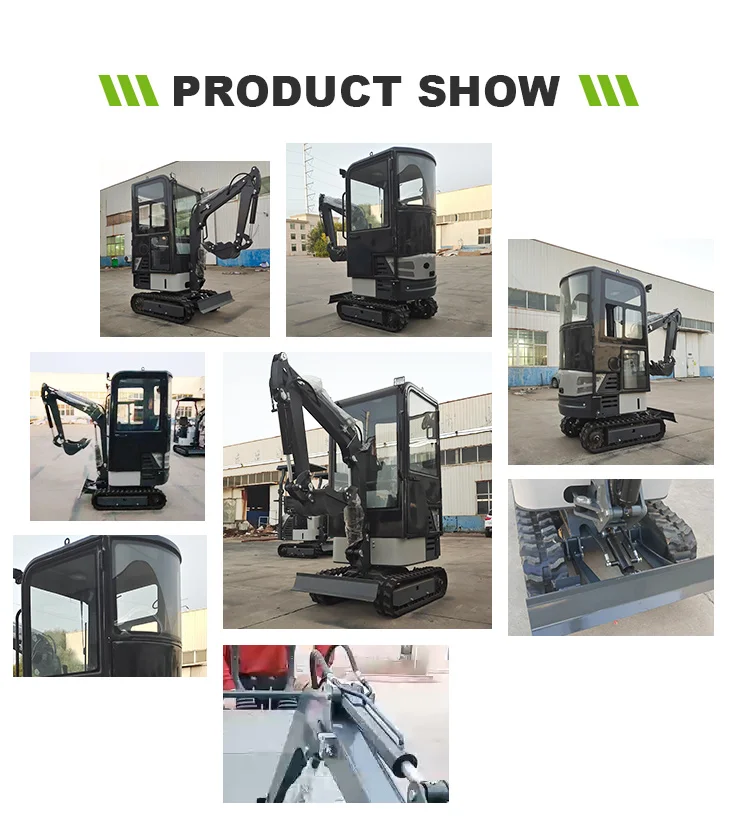 Wholesaler Mini excavator 1t crawler small excavator with enclosed cabin ac cab for sale