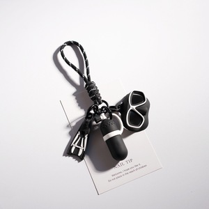 Porte-clés en silicone pour équipement de plongée, mini pendentif d'équipement de plongée avec masque de plongée et bouteille d'oxygène pour la décoration de sac à dos - Product Image 6