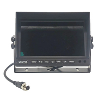 Monitor de vídeo Ahd de 7 pulgadas para coche, pantalla de 720p Dvr dividida, Tft, Lcd, para camión, Tractor, autobús, vista trasera
