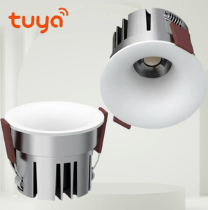 Foco Inteligente Tuya Smart Spotlight Arc, Empotrable sin Marco, Regulable, Ajuste de Color, Control Remoto ZigBee, Integración de Control por Voz, 95mm - Product Image 1