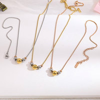Nouvelle Mode Bijoux En Gros 18k Plaqué Or Collier Géométrique En Acier Inoxydable Bijoux Pendentif Collier Charmes Pour Femme Cadeau