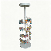 Étagère de présentation moderne pour supermarché portable, magasin de proximité, snacks, biscuits, chocolats – Présentoir métallique en gros