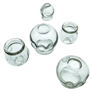 Oem Leverancier Traditionele Chinses Glas Cupping Apparaat Cupping Glas Therapie Set (12Cups)