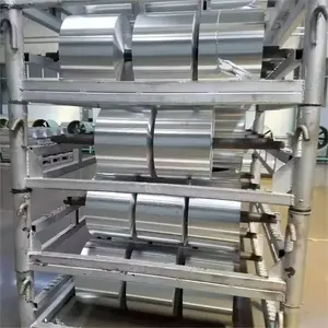1060 8011 8079 Aluminium Jumbo Rolls 0.011mm Aluminum Foil Roll Aluminum Adhesive Foil