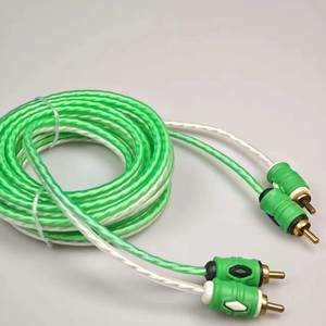 โรงงานจำหน่ายสาย RCA แบบตัวผู้ต่อตัวผู้ 2RCA สำหรับเชื่อมต่อทีวีและเครื่องเสียงรถยนต์ - Product Image 5