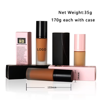 Fond de teint liquide longue durée imperméable en gros, marque privée, maquillage végétalien, correcteur naturel, fond de teint mat