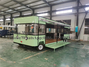 รถขายอาหารเคลื่อนที่แบบ OEM ยาว 7 เมตร รถขายอาหารไฟฟ้า ตู้ขายอาหาร ตู้ขายฮอทดอก รถพ่วงจัดเลี้ยง รถขายซูชิ - Product Image 2