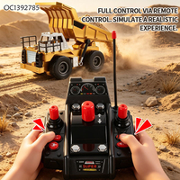Camion benne télécommandé miniature 9 canaux 27 MHz avec éclairage, échelle 1:20, en vente