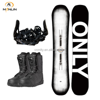 Fabricant de ski, vente en gros d'ensembles de snowboard avec bottes et fixations, design personnalisé, OEM ODM, snowboards à noyau en bois, camber