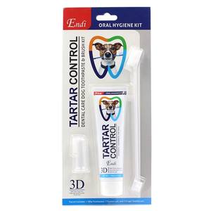 Vente en gros <span class=keywords><strong>OEM</strong></span>/ODM Fournisseur de dentifrice pour animaux de compagnie Produits de soins dentaires Contrôle du tartre pour chiens avec brosse à dents Kit de brosse à doigt - Product Image 6