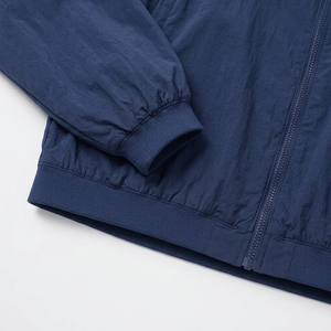 Breathable Quick Dry Sport Windbreaker Jogging <b>Jacket</b> For Sale Wholesale 100% Cotton Printed Solid Jogging <b>Jacket</b> - Product Image 6