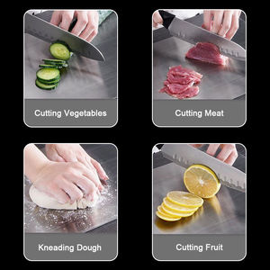Planche à découper en titane <span class=keywords><strong>taima</strong></span> double anti-bactéries 100% planche à découper en titane viande de fruits planche à découper en titane - Product Image 6
