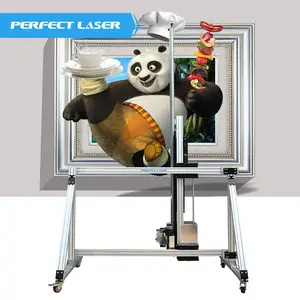 Perfekte Laser- Glas Metall Holz Papier Keramik 3D Kunst Beton Vertikale Wandmalerei Drucker Inkjet Wand druckmaschine