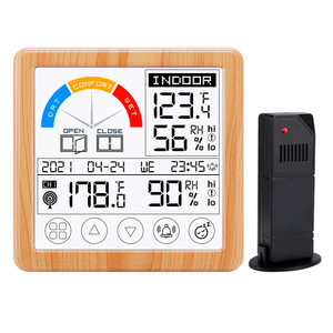 Fanju — hygromètre numérique sans fil, avec prévision météo et <span class=keywords><strong>baromètre</strong></span>, pour l'<span class=keywords><strong>intérieur</strong></span> et l'extérieur - Product Image 3