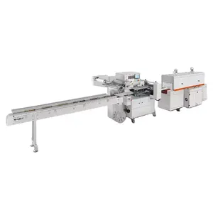 Automatic High Speed Flow Shrink Wrapping Packaging Film Packing Machine