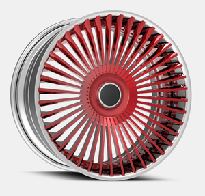 RCSR 19 22 24 26 Pulgadas Llantas Forjadas Personalizadas con Tapa Flotante Plateado Pulido 5x120 5x130 para Mercedes AMG Maybach <span class=keywords><strong>BMW</strong></span> <span class=keywords><strong>X5</strong></span> X6 X7 SUV - Product Image 6