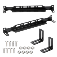 Kit de Soporte Universal para Enfriador de Aceite, Adaptador de Radiador para Enfriador de Aceite de Transmisión, Kit de Montaje Ajustable