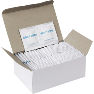 100 lingettes humides par boîte, emballées individuellement, lingettes nettoyantes, lingettes <span class=keywords><strong>savon</strong></span> pour les mains, 15 * 12 cm - Product Image 3