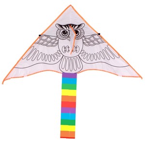 Juguetes educativos al por mayor easyying flying <span class=keywords><strong>cometa</strong></span> <span class=keywords><strong>de</strong></span> <span class=keywords><strong>traccion</strong></span> diy en blanco chino en venta <span class=keywords><strong>de</strong></span> weifang shandong china - Product Image 2