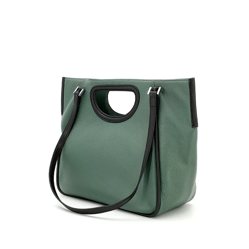 Custom Logo Women Soft Real Leather Handbags Genuine TrendColor Casual Classic Design Waterproof Female Tote Bag