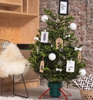 Accessoires pour support d'arbre de Noël naturel, en métal robuste, écologiques, de haute qualité, décoration intérieure pour arbre de Noël vivant
