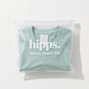 Sacs en polyéthylène à fermeture éclair EVA personnalisés pour vêtements, chaussettes et chaussures avec matériau recyclable et logo personnalisé - Product Image 4