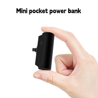 Mini batterie externe sans fil magnétique 3-en-1 personnalisée de 5000 mAh Li-Polymère 10W avec affichage LED pour utilisation en extérieur