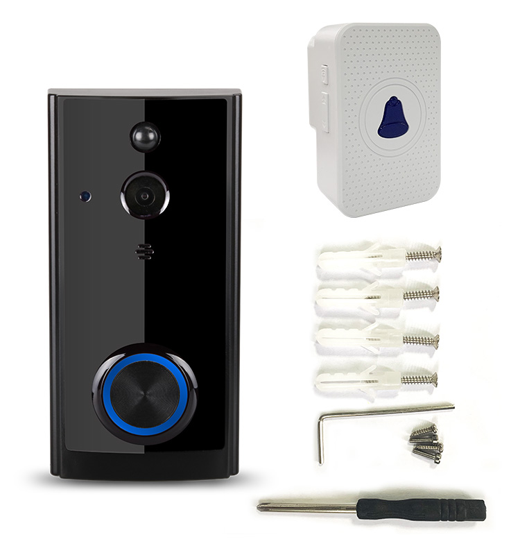 Умный IP-видеодомофон квартиры, беспроводной Wi-Fi видеодомофон M4, дверной звонок, ИК-сигнализация, HD кольцо, Wi-Fi, дверной звонок, камера