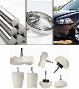 7 قطع-مجموعة 45 مجموعة من الكرتون وسادة تلميع عجلة تلميع سيارة تلميع منصات التلميع الملمع مجموعة الحفر - Product Image 6