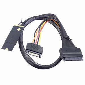Câble haute vitesse M.2 <span class=keywords><strong>SFF</strong></span>-8643 vers U.2 MINISAS <span class=keywords><strong>8639</strong></span> avec SATA 15P pour serveur en machine - Product Image 4