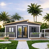 Maison conteneur moderne extensible de 20 pieds personnalisée, 2 chambres avec cuisine, application maison mobile préfabriquée