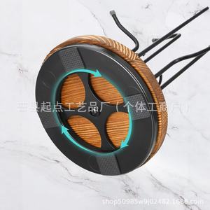 Custom wooden <b>mug</b> rack with multiple hooks, <b>tree</b>-shaped <b>mug</b> holder, wrought iron coffee cup drainer display rack - Product Image 4