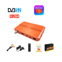 Receptor de TV Satelital Mini para Medio Oriente, STB DVB-S2 FTA H.264/MPEG-2 HD, Decodificador con 12 Meses de Garantía