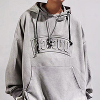 Toptan ceket özel Logo kazak polar Hoodies turuncu boy erkekler kazak 3d kabartmalı Hoodie özel