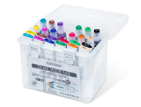 Touchnew — marqueur de dessin à double puce large, 218 couleurs, rechargeable, à base d'alcool